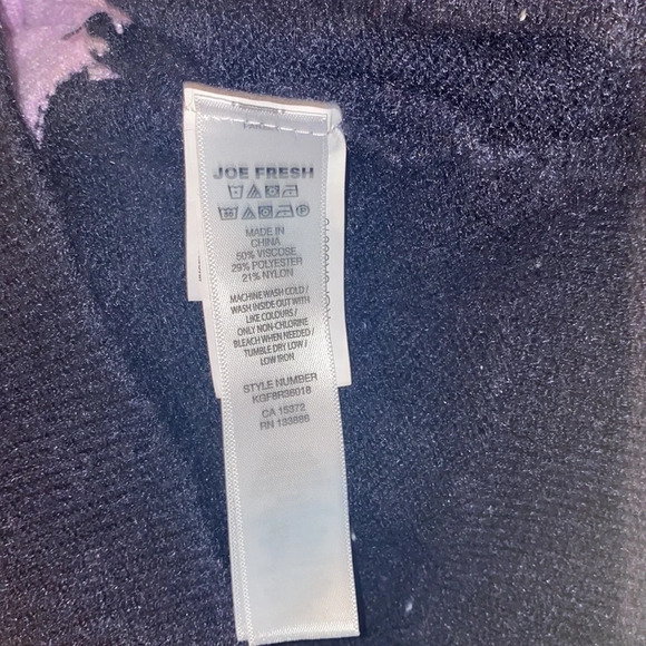 Joe fresh colour block sweater SZ L - Picture 11 of 13